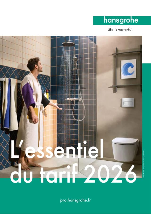 Hansgrohe — Essentiel du tarif 2026