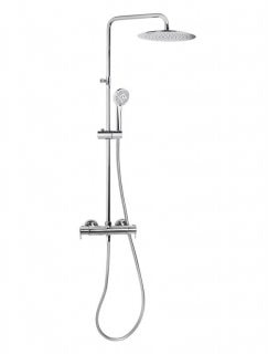 Colonne de douche BLAUTHERM téléscopique Ø300 Chromé — photo 1