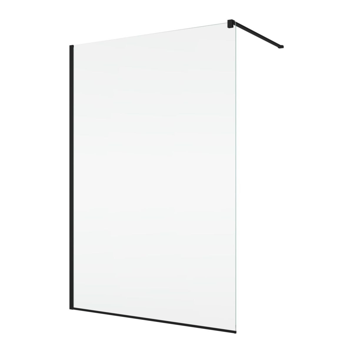 EASY WALK-IN – Paroi de douche fixe montée seule contre 1 mur avec profilé de compensation mural et barre de stabilisation (RONAL / SANSWISS RONAL GROUP) — photo 1