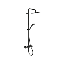 Nobili TAGO TG85330/34BM – Colonne de douche thermostatique murale Velvet Black (noir mat) — photo 1