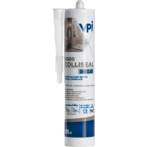 Mastic Silicone Colliseal V680 VPI – GRIS CLAIR - Cartouche 300ml — photo 1