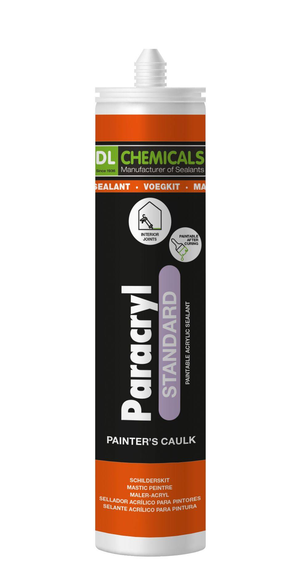 Cartouche acrylique PARACRYL STANDARD BLANC DL Chemicals — photo 1