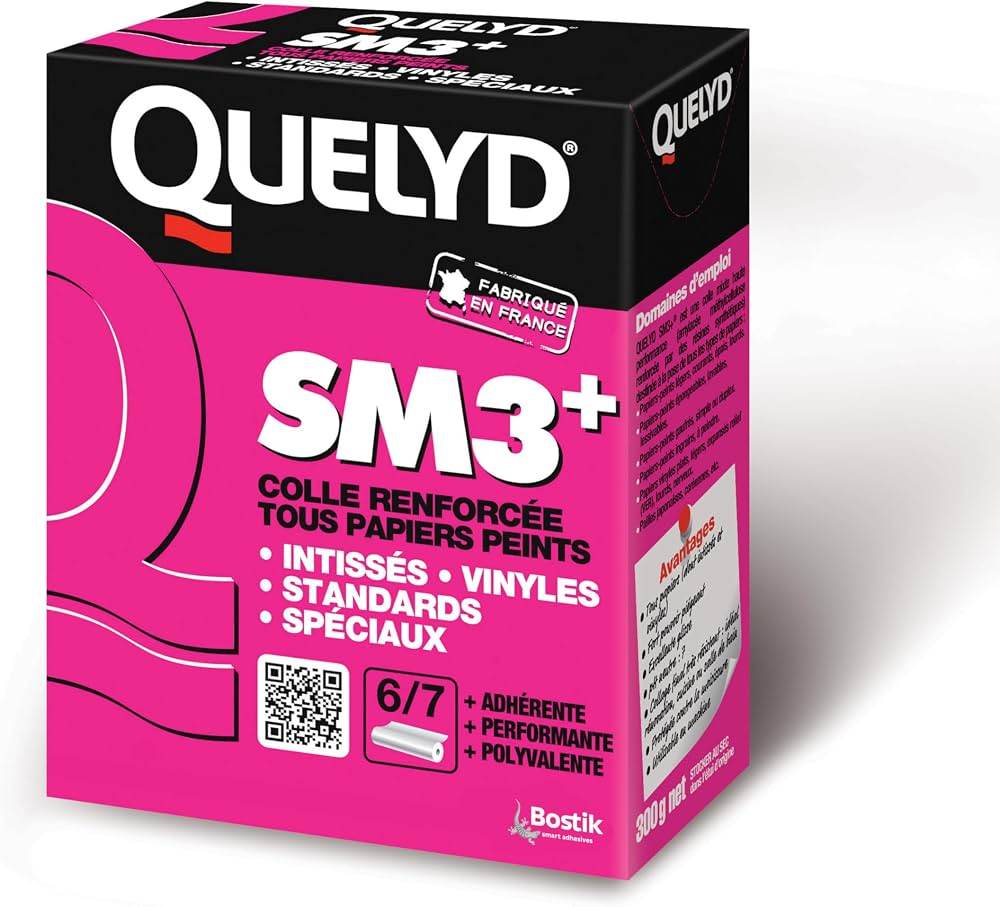 QUELYD SM3+ Colle tous papiers peints ( 1 paquet = environ 32m² ) — photo 1
