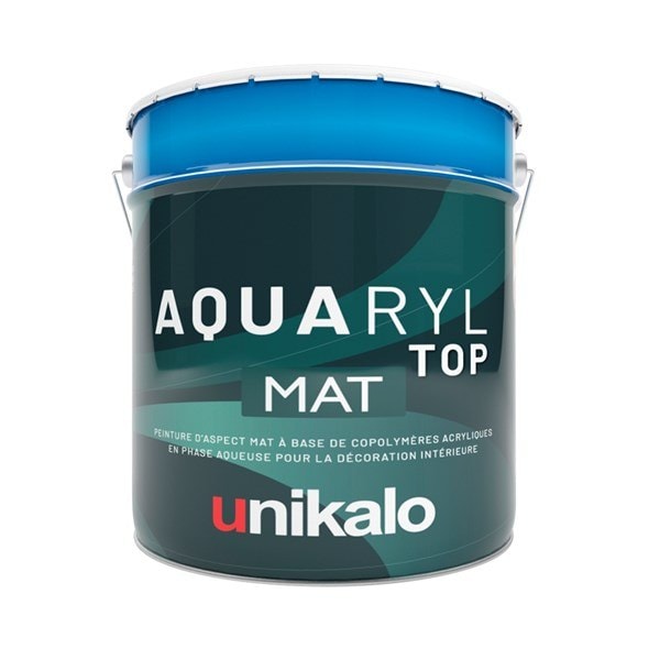 PEINTURE AQUARYL TOP MAT BLANC 16L — photo 1