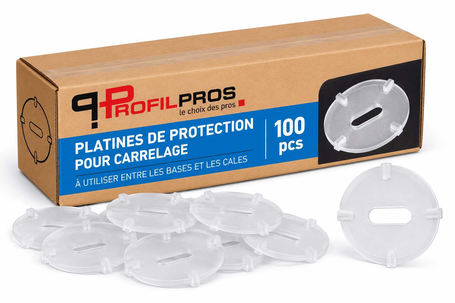 PLS - Platine de protection - Polypropylène transparent - 100 pcs — photo 1
