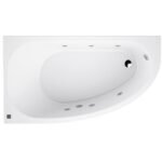 BAIGNOIRE MUSE BALNEO ESSENTIEL GAUCHE EN ACRYLIQUE BLANCHE 160X90