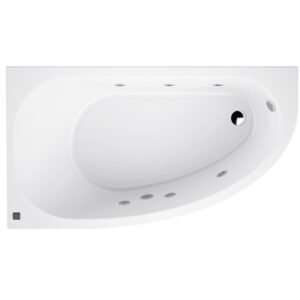 BAIGNOIRE MUSE BALNEO ESSENTIEL GAUCHE EN ACRYLIQUE BLANCHE 160X90