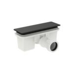 BONDE HORIZ. SPECIALE DIAMETRE 90 POUR RECEVEUR DE DOUCHE DARBO/FEROE